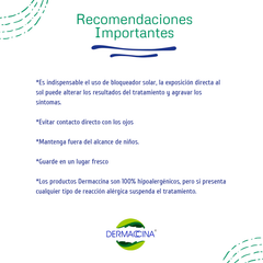 Seguir las recomendaciones puede darte una mejor experiencia con el producto Dermaccina Acné 43%Off