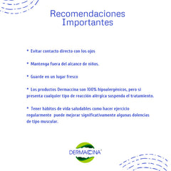 Seguir las recomendaciones puede darte una mejor experiencia con el producto Dermaccina Bioflex 46%Off