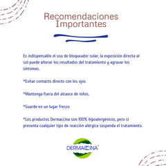 Seguir las recomendaciones puede darte una mejor experiencia con el producto Dermaccina Whitening 33%Off